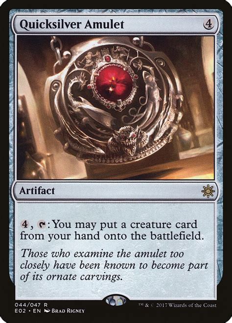 The Significance of Quicksilver Amulet Cost in EDH/Commander Format in Magic: The Gathering